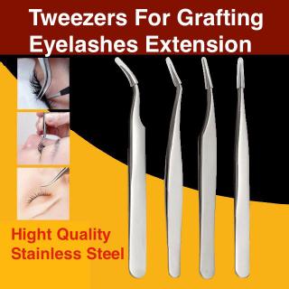 Tweezer Stainless Steel Nipper Anti-static Tweezers for Eyelash Extension Makeup tools Pincette Lashes Tweezer