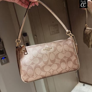 (แท้ 💯%‼) COACH F58321 TOP HANDLE POUCH