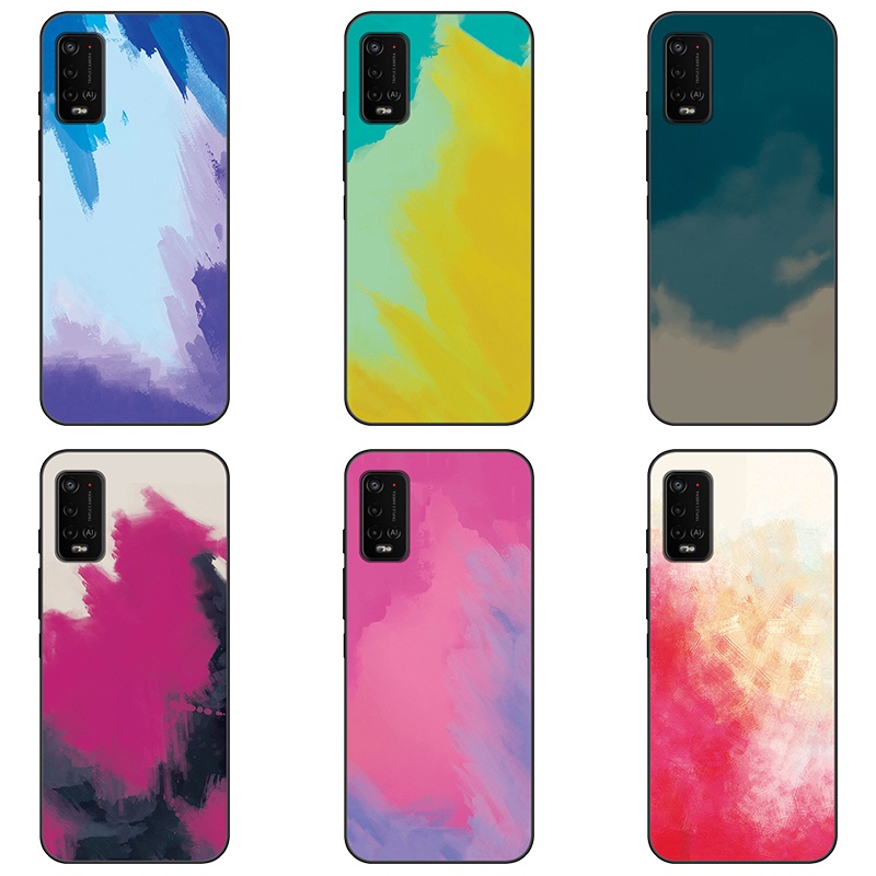 Wiko Power U20 เคสนิ่ม TPU สีน้ํา ไล่โทนสี ด้านหลัง เคสโทรศัพท์ Wiko PowerU20 เคสซิลิโคน