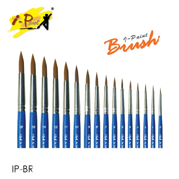 Sakura พู่กัน i-Paint รุ่น IP-BR ด้ามน้ำเงิน