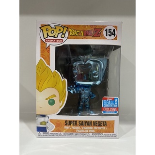 Funko Pop Dragon Ball Z Vegeta Blue Chrome #154 NYCC Exclusive