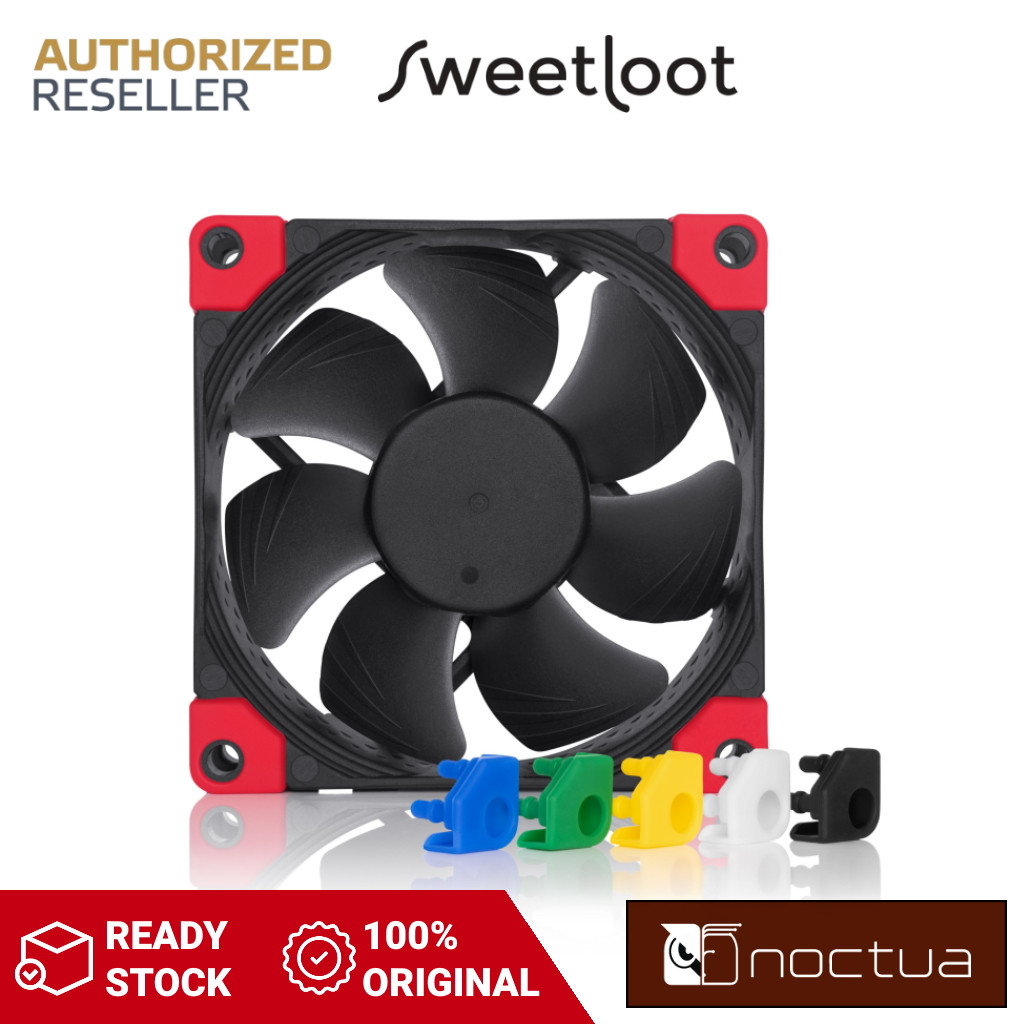 Noctua NF-A8 PWM Chromax.Black.Swap 80mm / 8cm Chromax Black Series พัดลมระบายความร้อนพีซีเงียบเกรดพ