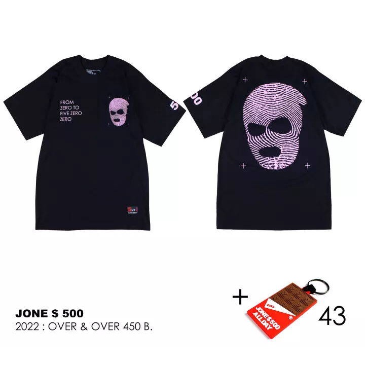 Tee JONE500 คลอเล็คชั่นล่าสุด เสื้อยืดสกรีนลาย 2022 Collection 43/58-60