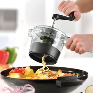 เครื่องหั่นผักมือหมุน เครื่องสไลด์ผัก (Spiral Slicer) รุ่น Pasta-maker-vegetables-25sep-J1