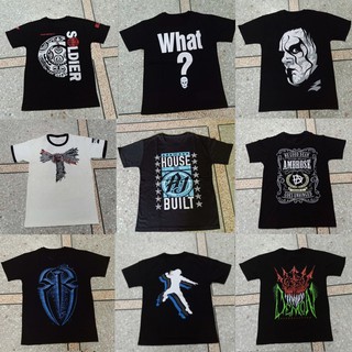 เสื้อยืดผ้าฝ้ายพิมพ์ลายแฟชั่น ฤดูร้อนใหม่ wwe แขนสั้นผู้ชายเสื้อยืด Senna Randy Himos Shield Rock Johnson Roman Austin w