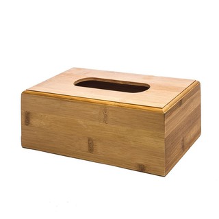 กล่องใส่ทิชชู่ไม้ กล่องใส่ทิชชู กล่องใส่ทิชชูในรถ  Wooden Tissue Box T0460