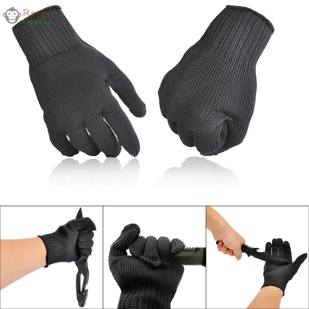 RS🔥Stainless Steel Wire Safety Works Anti-Slash Cut Proof Stab Resistance Gloves