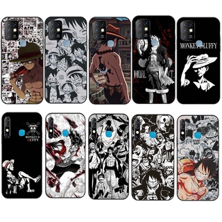 เคสโทรศัพท์มือถือซิลิโคน TPU ลายการ์ตูนอนิเมะ One piece SL91 สําหรับ Infinix Note 10 Pro 8 7 Lite