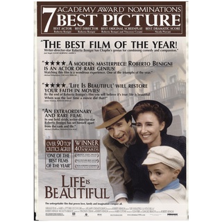 Life Is Beautiful ยิ้มไว้โลกนี้ไม่มีสิ้นหวัง (1997) DVD Master พากย์ไทย