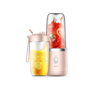 Deerma DEM NU05 เครื่องปั่นผลไม้แบบพกพา Portable Juicer Blender มาพร้อมกับฝาปิดพร้อมดื่มได้เลย