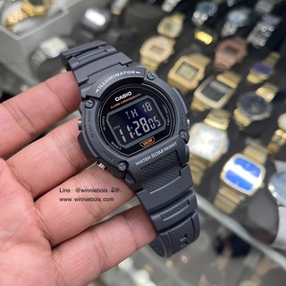 แท้100% นาฬิกาคาสิโอ Casio W-219H รับประกัน 1 ปี อุปกรณ์ครบครับ