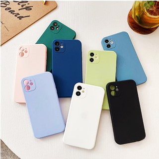 แหล่งขายและราคาเคสมือถือ TPU สีพื้น เคสพาสเทล สำหรับ  11 12 8plus 7plus 8 7 6 6s Plus XR SE 2020 12 12pro 12promax#019อาจถูกใจคุณ