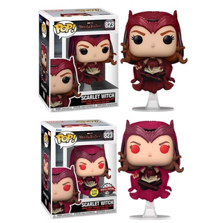 Funko Pop! 《Wanda Vision》โมเดลตุ๊กตาฟิกเกอร์ Scarlet Witch ของเล่นสําหรับเด็ก