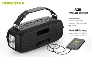 [AF] HOPESTAR A20Pro ลำโพงบลูทูธ เสียงดีเบสแน่น ดังกระหึ่ม (แถมไมโครโฟน wireless)