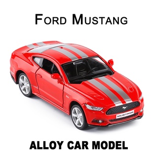 rmz CITY 1:36 Ford Mustang 2015 โมเดลรถสปอร์ต โลหะผสม เปิดได้ ของเล่นสําหรับเด็ก