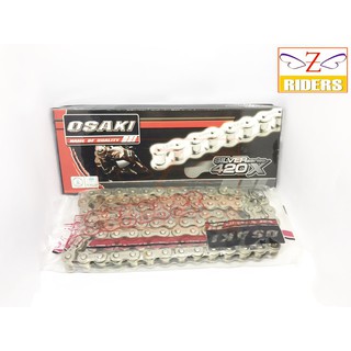 โซ่ สแตนเลส OSKX 420X-104L ชุบเงิน