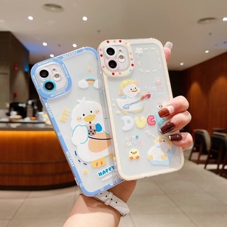 -พร้อมส่งในไทย-เคสซิลิโคนลายเป็ด TPU นิ่ม สำหรับรุ่น 14/14PRO 14 PROMAX 13/13PRO 13PROMAX 12 11 XS #430