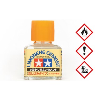 กาวกลิ่นเลมอน TA87134 Tamiya Limonene Cement (Extra Thin Type) 40ml