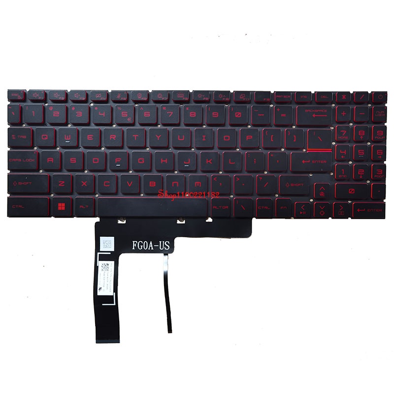 new Genuine Dell Inspiron 13-7386 US ENGLISH Backlit Laptop Keyboard ...