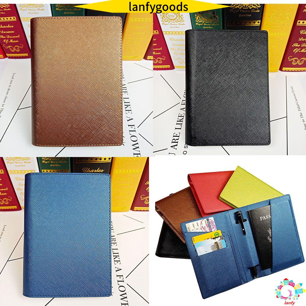 LANFY???? Wallet Passport Case Cover Women Men Mlticard Slot Credit Card Holder Portable Travel