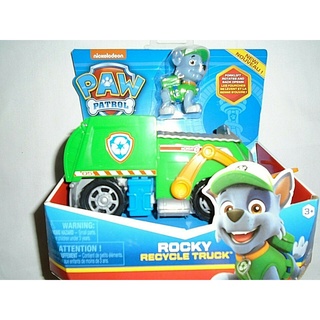 Nickelodeon Paw Patrol รถบรรทุกรีไซเคิลร็อกกี้ "ใหม่"