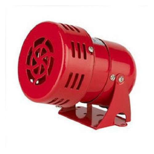 MINI SIREN AC 220V ส่งเสียงหวอเตือนภัย สีแดง