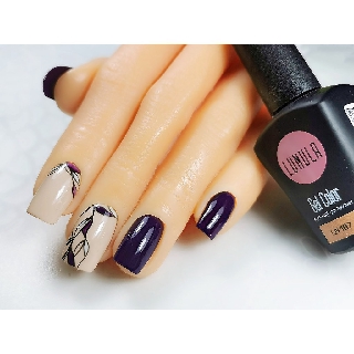 LUNULA Gel Polish สีเจลลูนูล่า คุณภาพพรีเมี่ยม ม่วงและน้ำเงิน Purple&amp;Blue Group3 12ml.