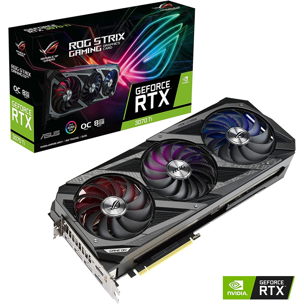 ASUS ROG Strix NVIDIA GeForce RTX 3070 Ti OC Edition Gaming