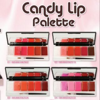 Obuse Candy Lip Palette (1ตลับมี 6 สี)