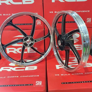 ล้อแม็ก Racing Boy ขอบ 17 WAVE125-R/W100S UBOX สีดำปัดก้าน รหัสสินค้า 01S0303B