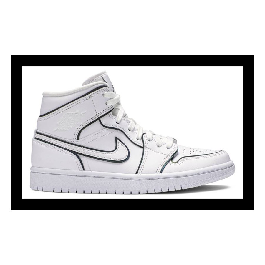 jordan 1 mid se iridescent reflective white