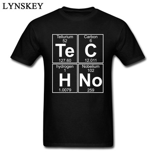 เสื้อยืด พิมพ์ลาย Novelty Design Te-C-H-No Techno สําหรับผู้ชาย