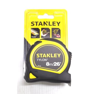 STANLEY​ 30-656N ตลับเมตร TYLON TAPE 8M​ ตลับเมตร​ 8เมตร​ สแตนเล่