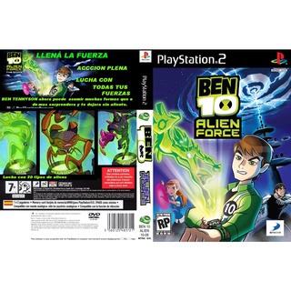 แผ่นเกมส์ PS2 Ben 10 Alien Force   คุณภาพ ส่งไว (DVD)