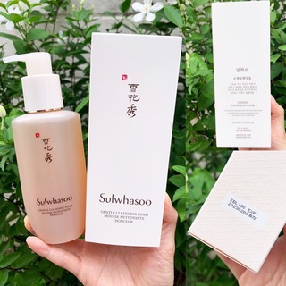 Sulwhasoo Gentle Cleansing Foam Mousse Nettoyante Douceur 200ml. ของแท้100%