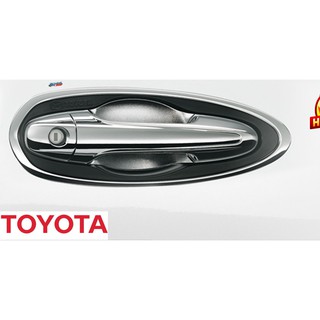 (ของแท้) ชุดครอบ ที่จับประตู (แบบสปอร์ต) Door Handle Cover (Sporty) Toyota Revo โตโยต้า รีโว่ Double Cab ปี 2015-2020 ได