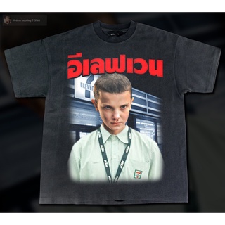 เสื้อยืดผ้าฝ้ายพิมพ์ลายเสื้อยืดผ้าฝ้าย 7-11 อีเลฟเวน Bootleg T-Shirt