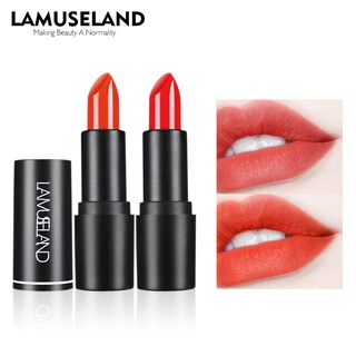 LAMUSELAND ลิปสติก เนื้อกำมะหยี่ แบบกันน้ำ 12 สี LA11