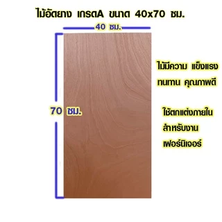 ไม้อัด 40x50 ซม. , 40x70 ซม. หนา 8 มม. ไม้แผ่น แผ่นไม้ ใช้งาน ชั้นวางของ ผนังกั้นห้อง ฝ้าเพดาน ตู้ลำโพง ซ่อมเตียง BP