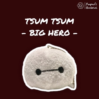 🇹🇭 พร้อมส่ง : พวงกุญแจตุ๊กตาดิสนีย์เบย์แม็กซ์ บิ๊กฮีโร่ซูมซูม | Baymax Big Hero Disney Tsum Tsum Keychain.