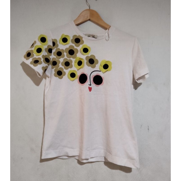 jaspal เสื้อยืด ORLA KIELY collection กับดีไซด์เนอร์ระดับโลก size.xsมือสองสภาพดี