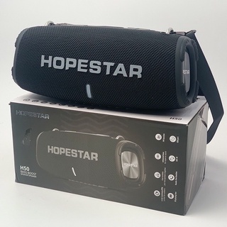 🔥HOPESTAR H50 (งานแท้ 100%) ลำโพงบลูทู ธเบสหนักกันละอองน้ำเป็น Power Bank ได้ต่อบลูทู ธ ได้ทุกเวอร์ชั่นแจ๊คและเฟลชไดว์