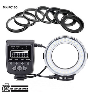 RING FLASH MEIKE MK-FC100 FOR / CANON / NIKON / OLYMPUS / PANTEX พร้อมส่งในไทย