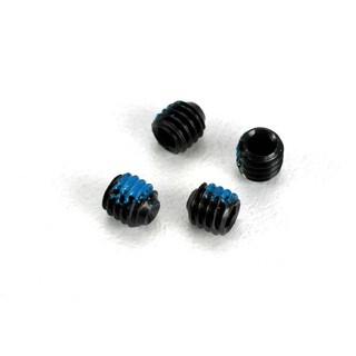 Traxxas Screws, set (grub) 4mm (6) (with threadlock) #4897