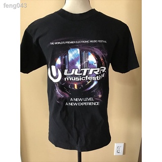 ☸❖♝2014 Ultra Music Festival Miami Florida Black Small Men s O Neck Casual T Shirt Print Short Sleeve เสื้อยืดผ้าฝ้าย 10