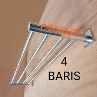 Gantungan Handuk Stainless kokoh kuat tahan korosi