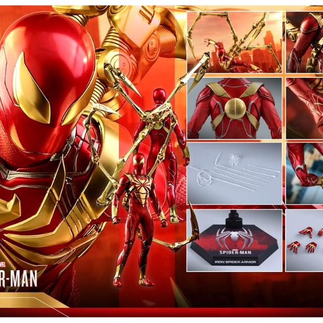 iron spiderman hot toys