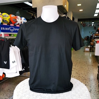 เสื้อคอกลม เสื้อยืด สีดำล้วน COTTON (คอตตอน) T-SHIRT เสื้อดำ พร้องส่ง