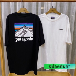 ขอแนะนำ 【COD】 เสื้อยืดคอกลมแขนสั้น Pata gonia พาทาภูเขาหิมะ COMEING CLUB