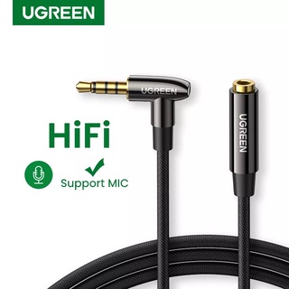 Ugreen 3.5mm Stereo Audio Extension Cable Aux trrs mic support 3.5 extension 4pole สายต่อหูฟัง รองรับไมค์